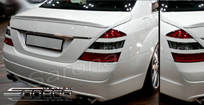 Custom Mercedes S Class Trunk Wing  Sedan (2007 - 2013) - $299.00 (Manufacturer Sarona, Part #MB-038-TW)